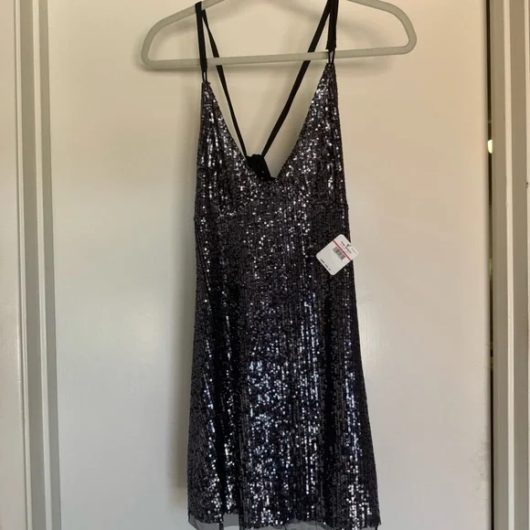 free people gold rush mini dress Free People main image 1